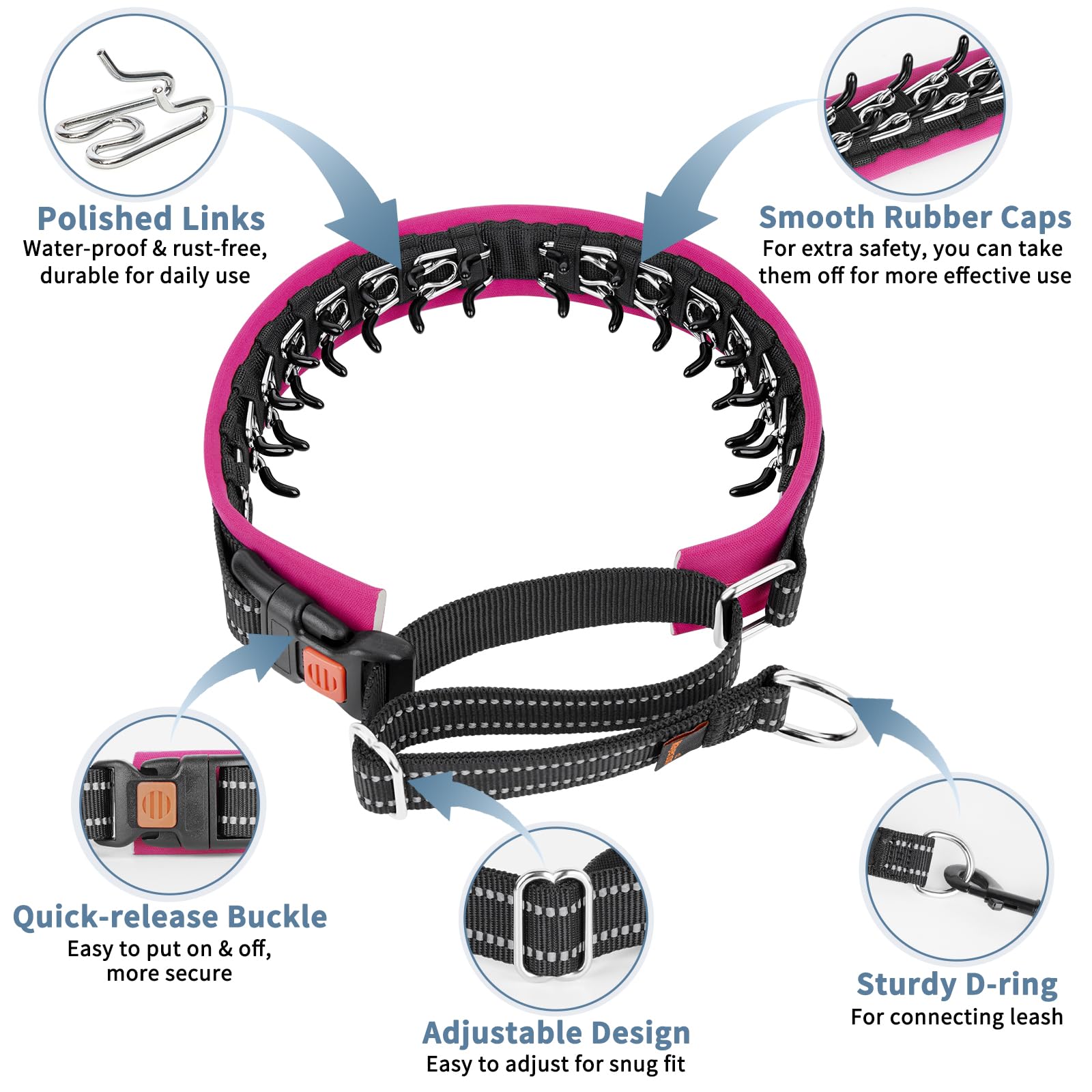 Mayerzon neoprene padding provides all-day comfort during walks