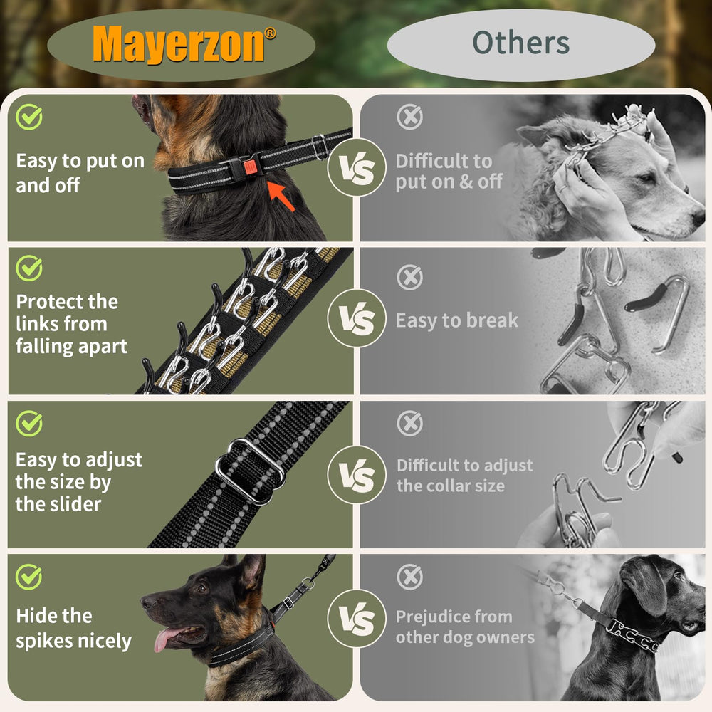 Mayerzon Martingale No Pull Collar featuring slider buckle for quick, snug fit