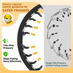 Mayerzon Martingale No Pull Collar 360° swivel clasp prevents tangling during walks