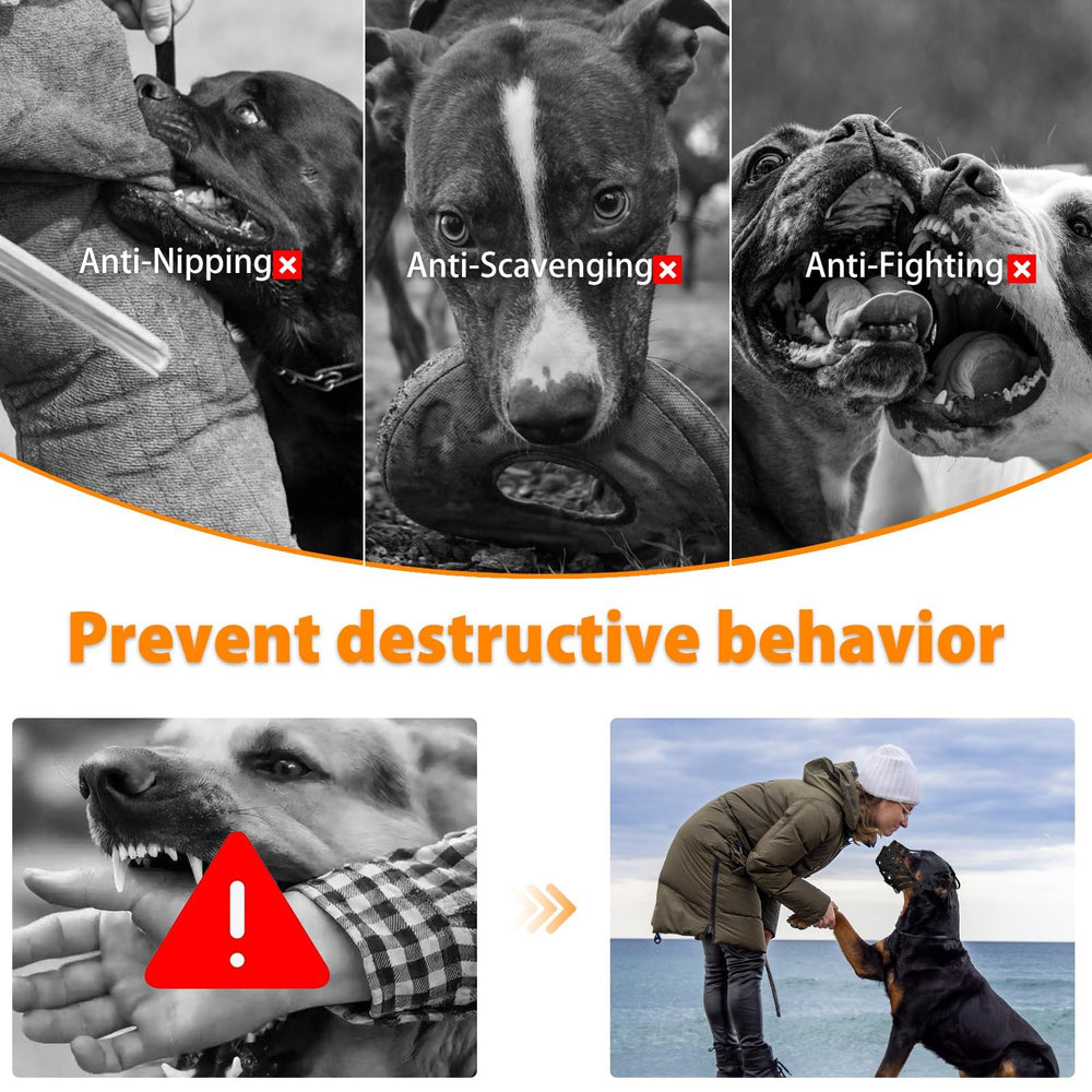 Mayerzon Pitbull Muzzle soft PVC material reduces skin irritation compared to harsher options