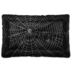 Mazeann dog bed mat Spider Web pattern offers snug crate comfort and easy maintenance
