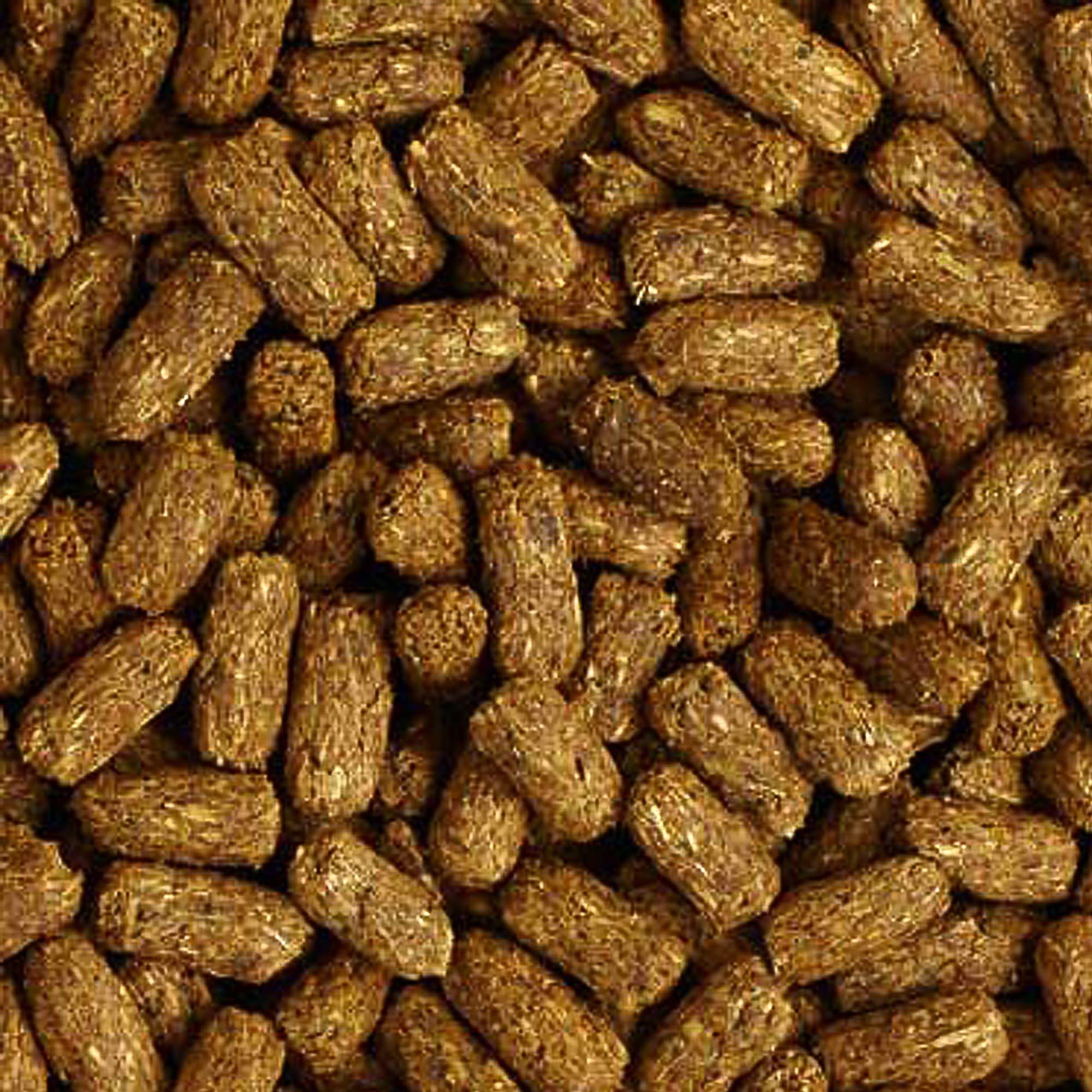 Mazuri Low Starch Tortoise Diet kibble detail highlights texture for chewing.