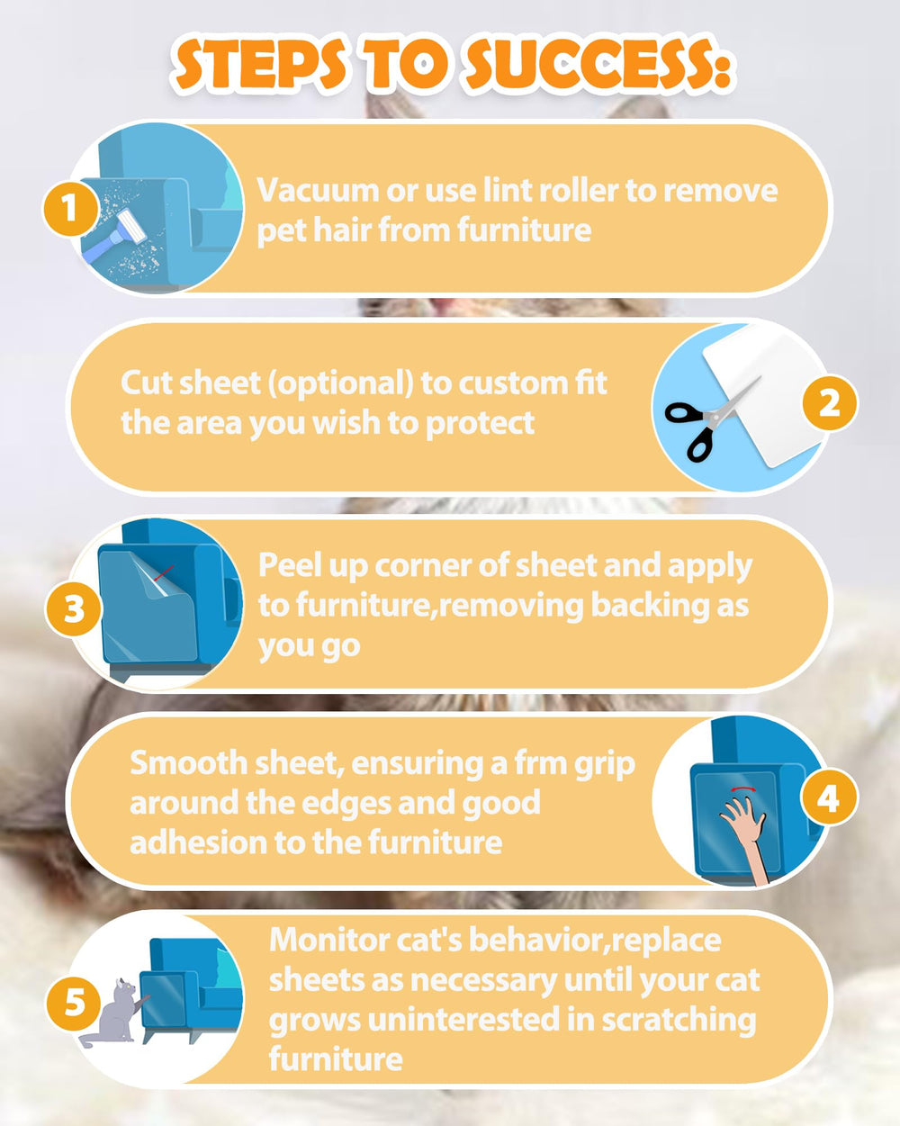 Mazzen cat-scratch-protector-door-frame-protect shields door frames from paw marks.
