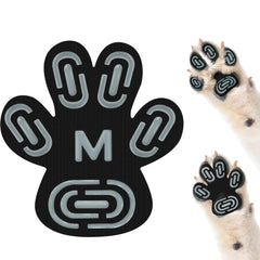 MBTWZ anti-slip paw pad closeup showing strong traction on smooth floors