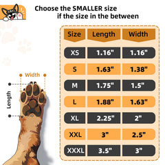 MBTWZ dog paw adhesive pad thin soft design reduces discomfort during indoor walks.