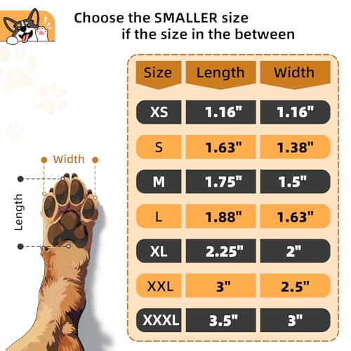 MBTWZ Non-Slip Paw Pads on hardwood floor demonstrating improved grip for seniors