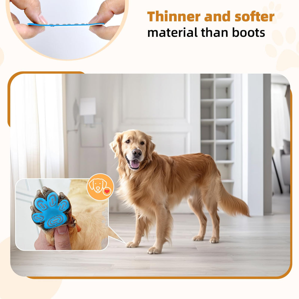 MBTWZ thin soft paw pad material offers gentle comfort for wary dogs.