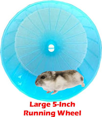 Mcage hamster palace five-tier tower supports expansive activity and climbing.