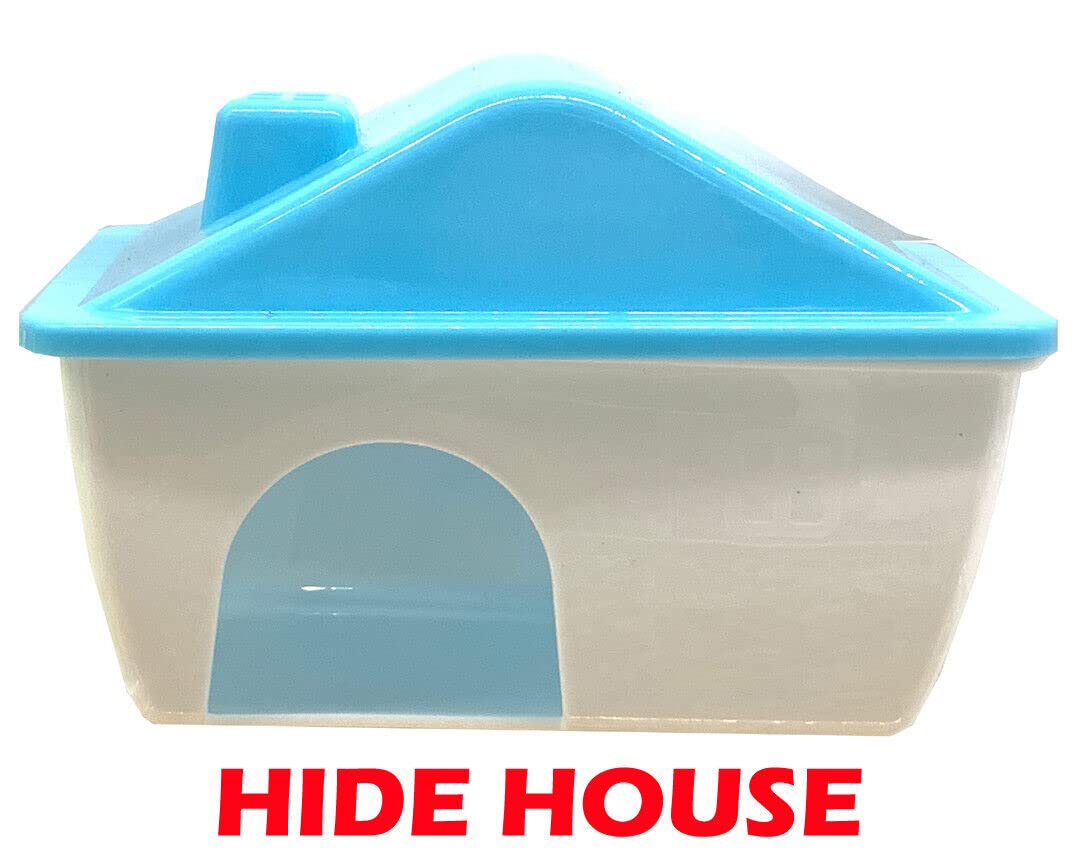 Mcage hamster palace 5-inch running wheel promotes healthy exercise for small pets.
