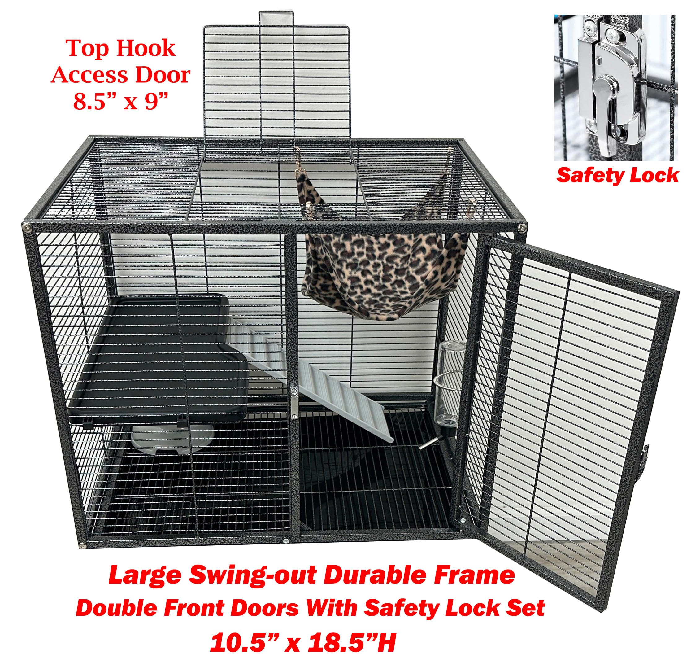 Mcage tight one half inch wire spacing reduces escapes while encouraging exploration