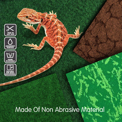 MCLANZOO reptile cage mat snake chameleon provides a durable, reusable surface.