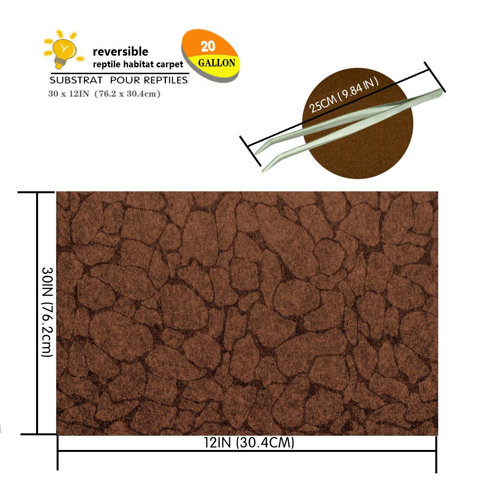 MCLANZOO terrarium liner soft fabric offers gentle contact for sensitive reptiles.