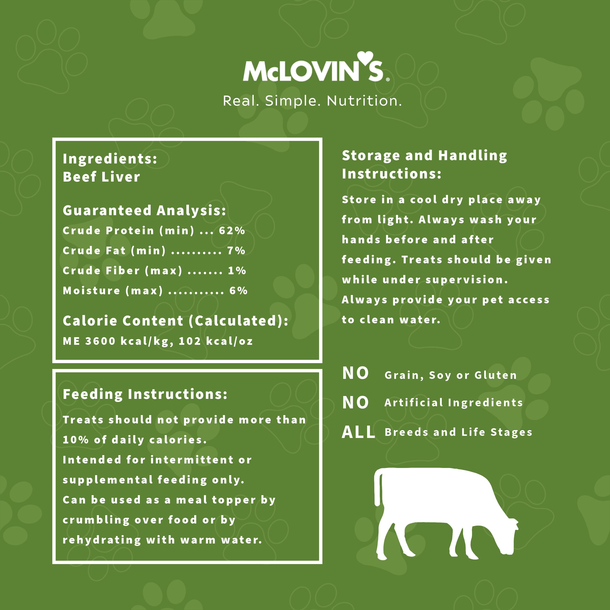 McLovin's Pet Food freeze-dried texture detail highlights nutrient preservation.