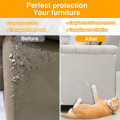 mdzysj furniture-protector translucent material on table illustrates multi-surface protection.