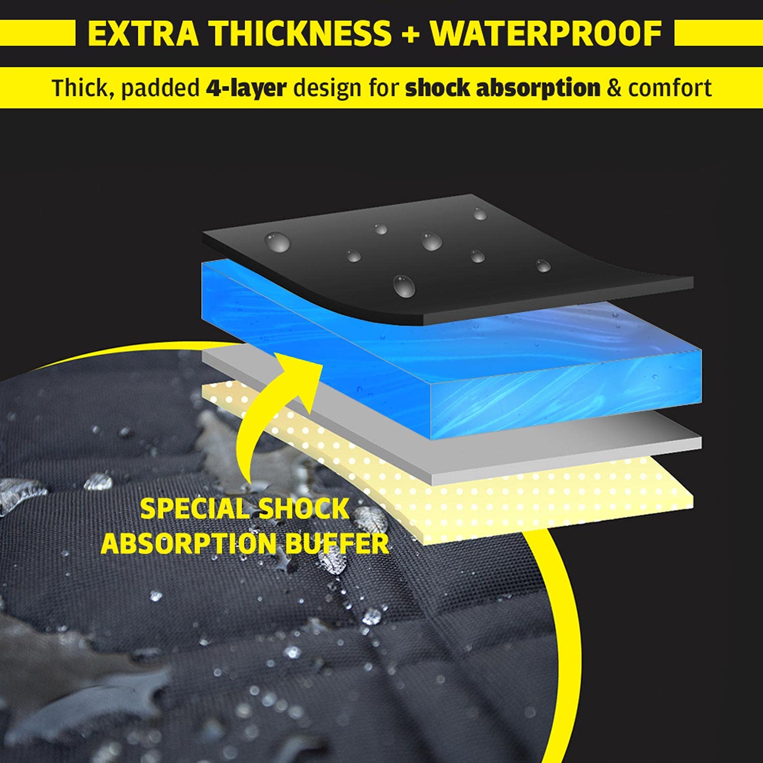 Meadowlark cargo protector anti-slip backing prevents shifting during drives
