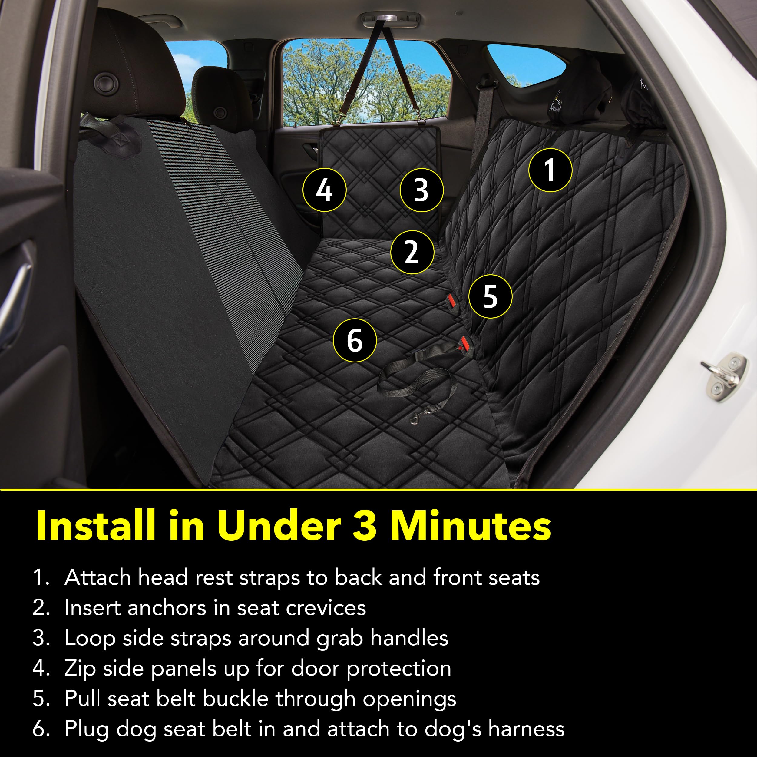 Meadowlark double-stitch premium fabric adds durability for long road trips