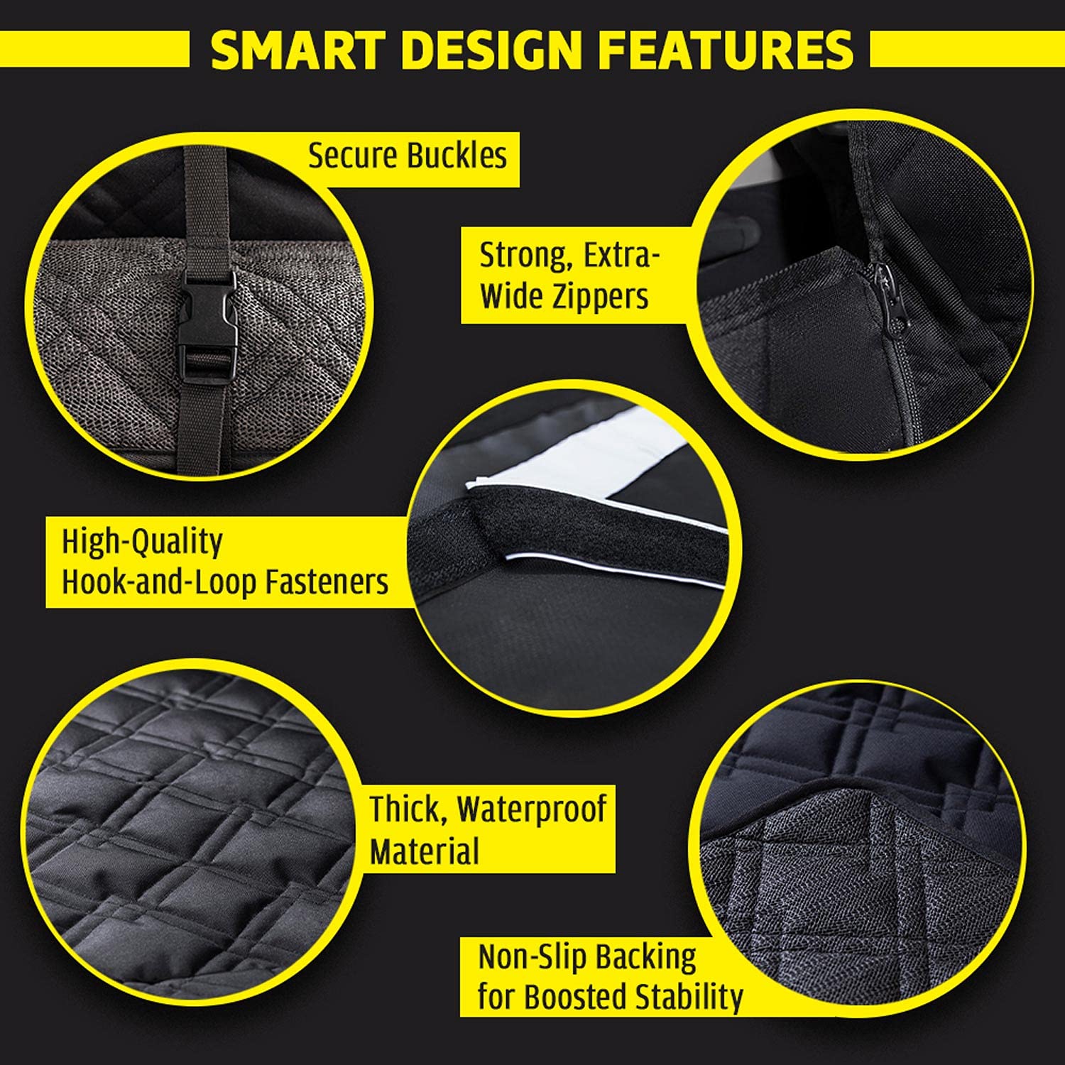 Meadowlark pet trunk mat non-slip surface stays in place