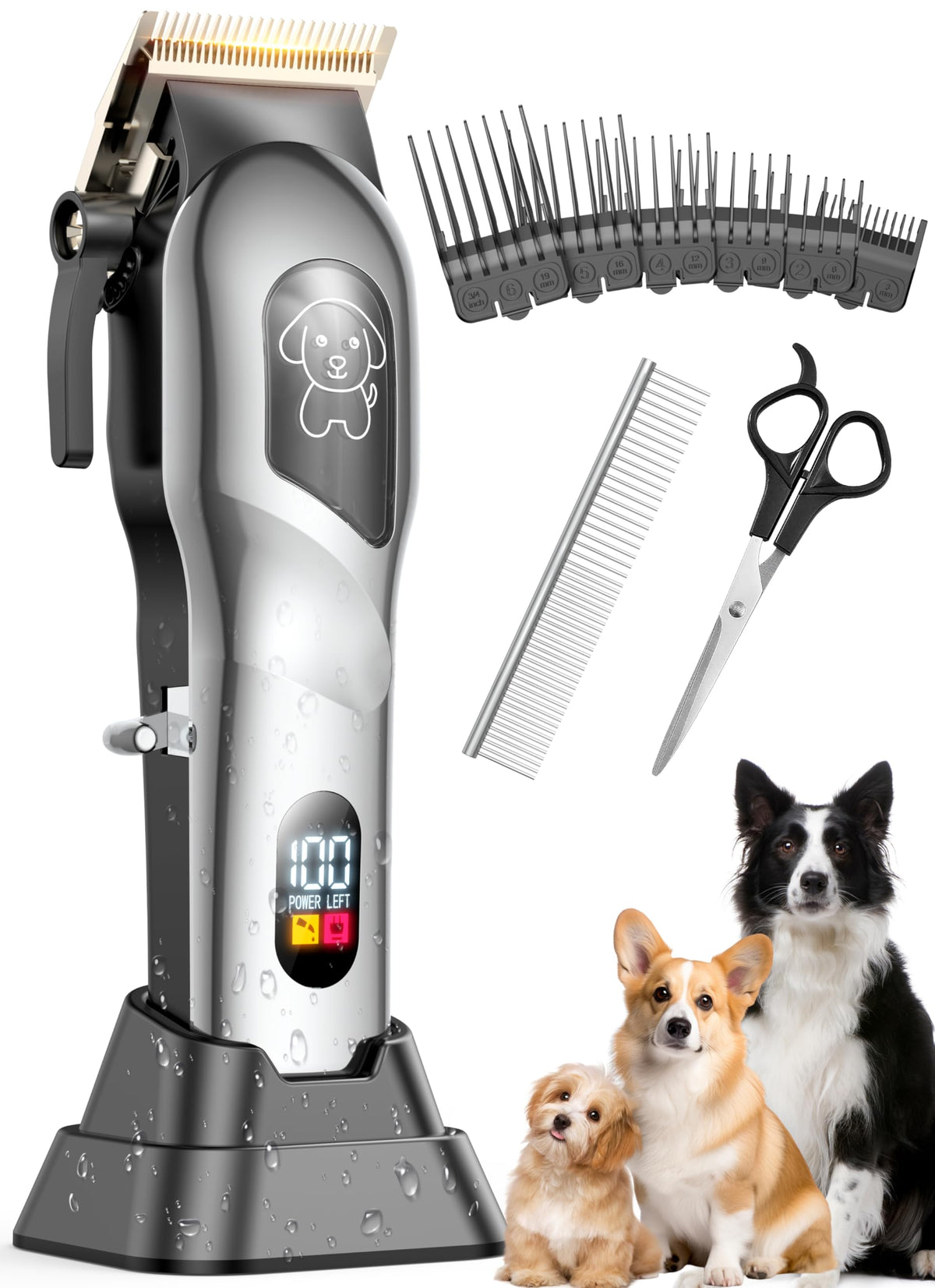 Mearens dog grooming kit package for at-home grooming