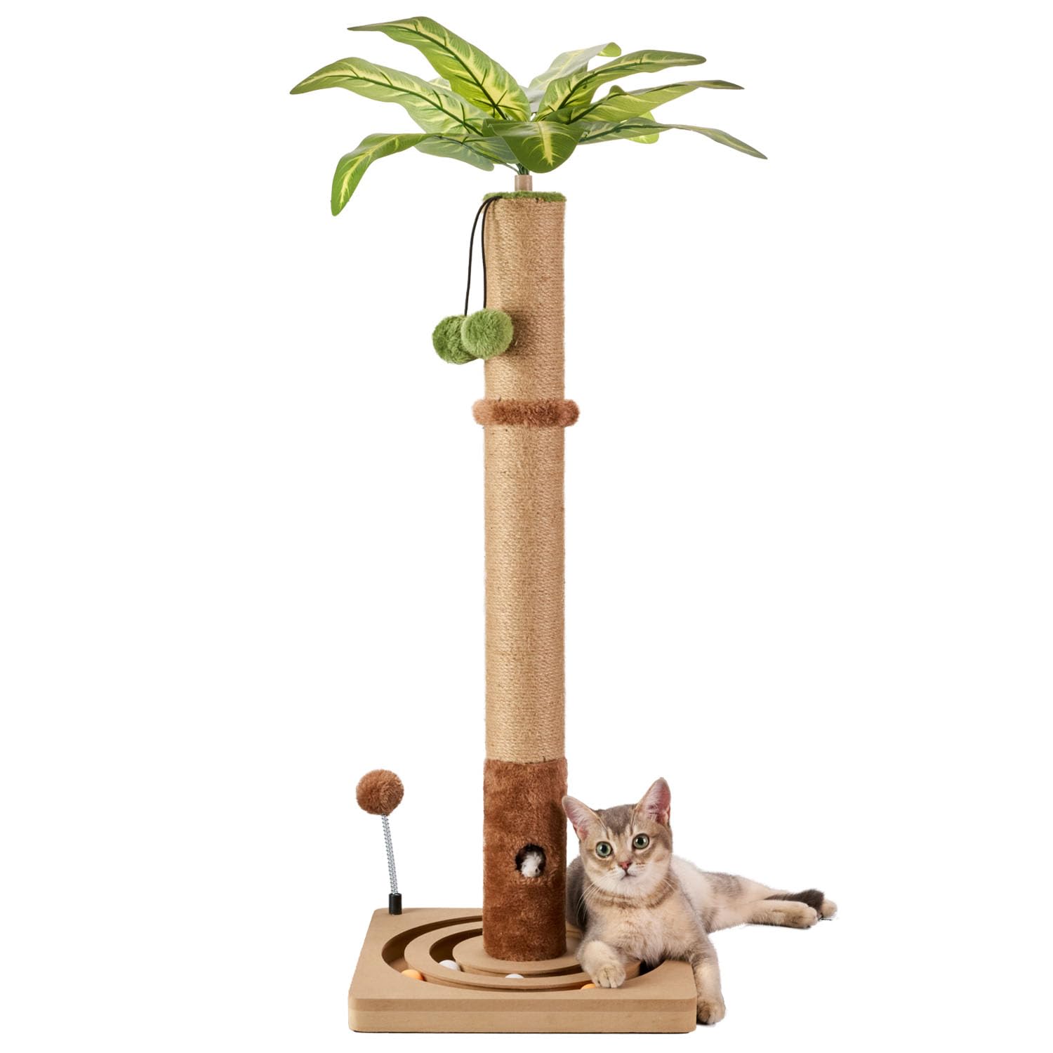 MECOOL 35in cat post offers quick, easy assembly.