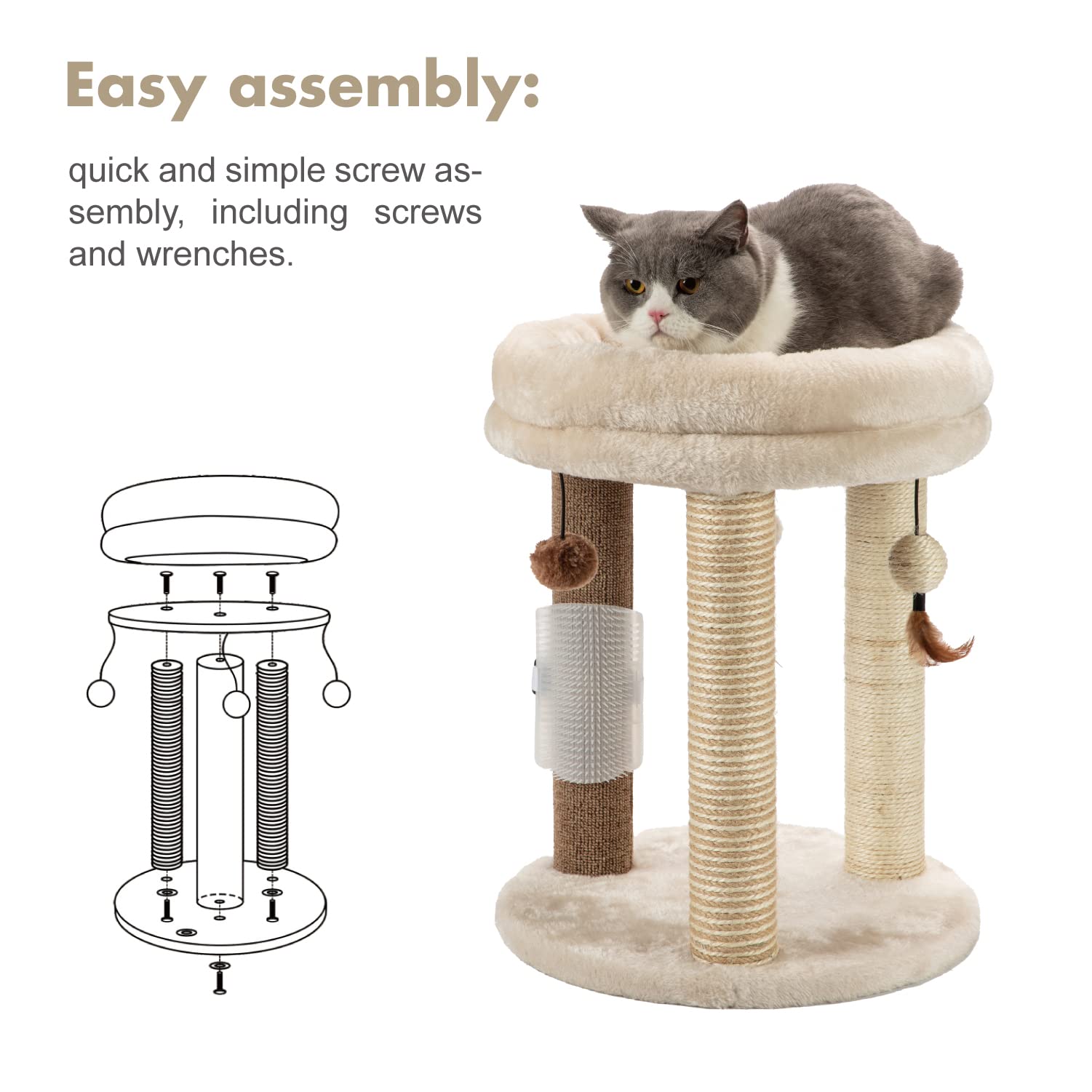 MECOOL easy-assembly kit with tools and clear instructions.