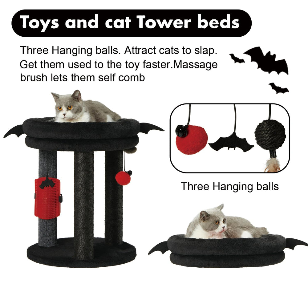MECOOL 4in1 cat tree cat-bed-nest cozy resting space for naps