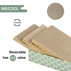MECOOL cat scratching board catnip packets enhance play and curiosity