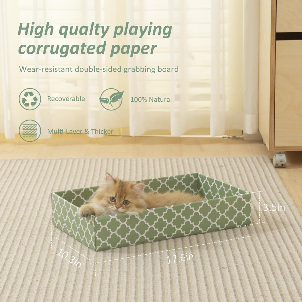 MECOOL cat scratching board reversible surface for double sided use