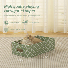 MECOOL Cat Scratching Board wave boards highlight textured scrapes for satisfaction.
