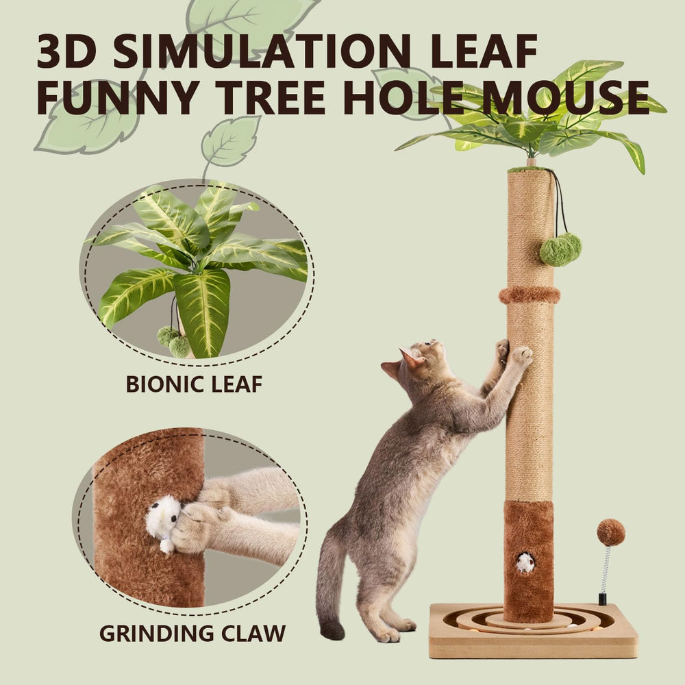 MECOOL cat tree-hole mouse offers natural hunting stimulation.