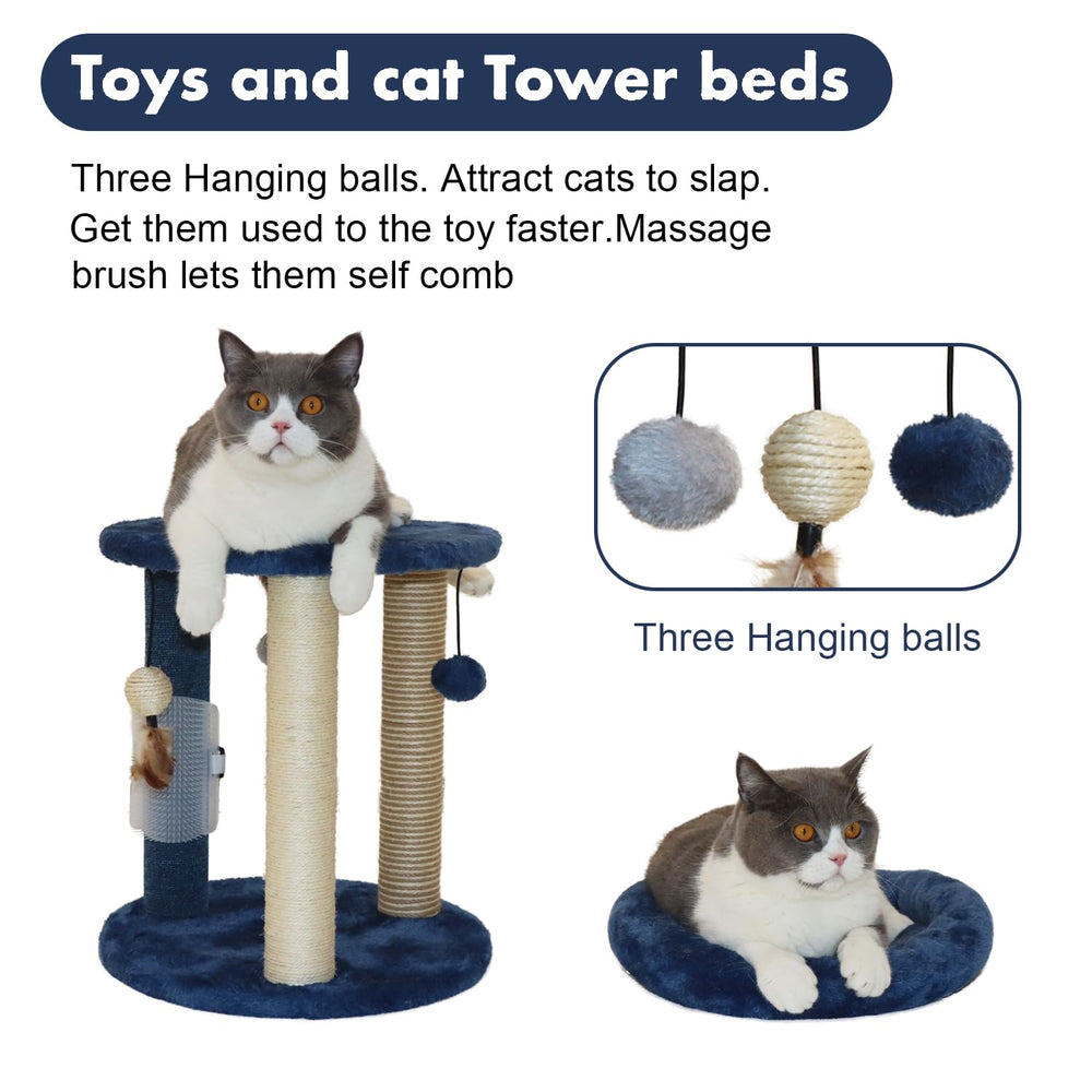 MECOOL materials include sisal, jute, and carpet for varied scratching options