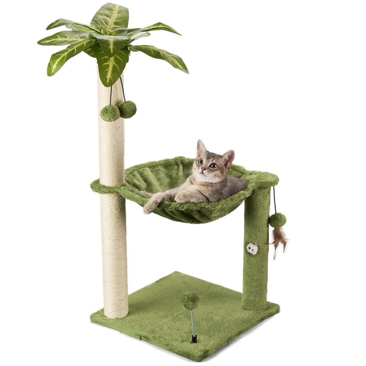 MECOOL cat tree base stability for multi-cat play