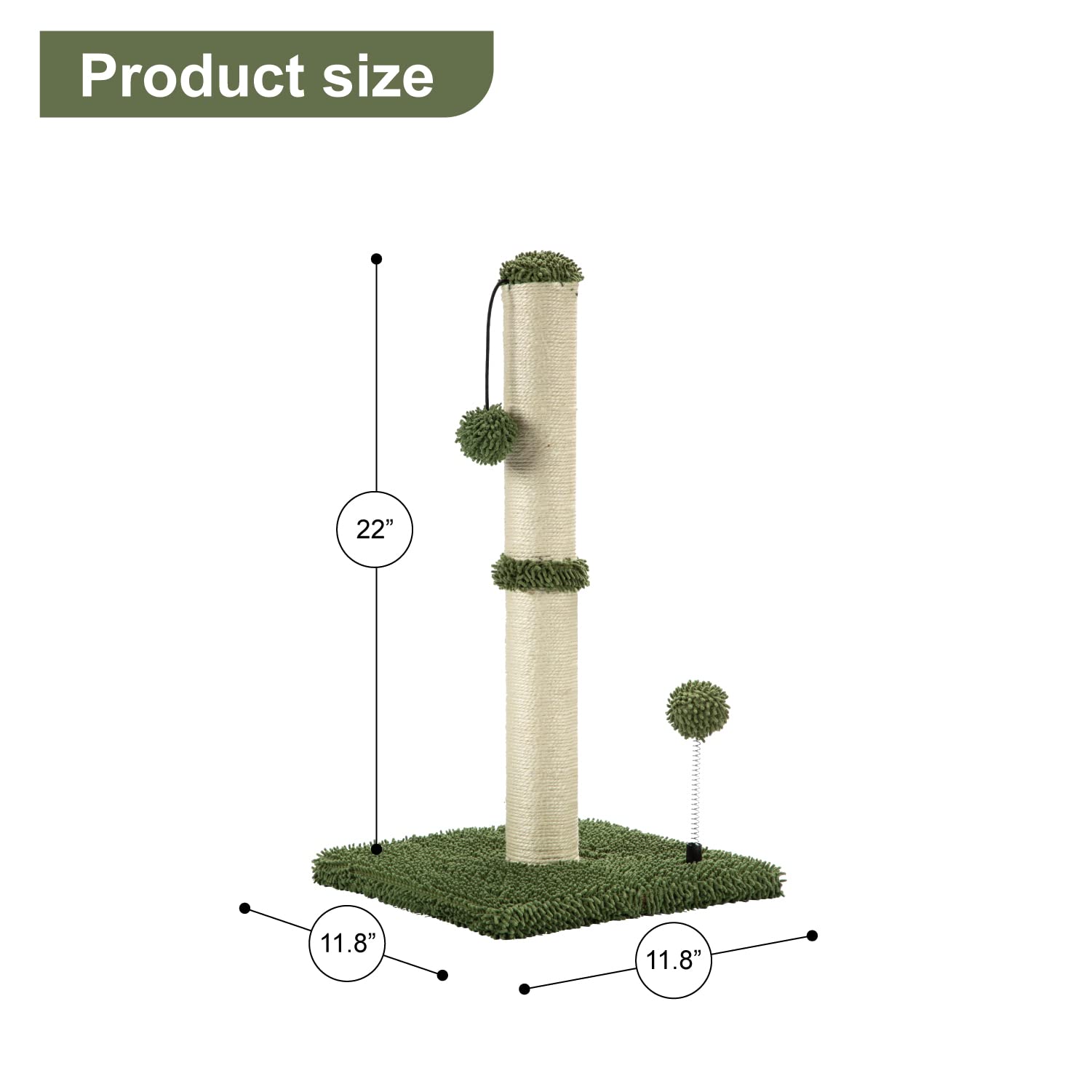 MECOOL weighted MDF base keeps the post stable during use
