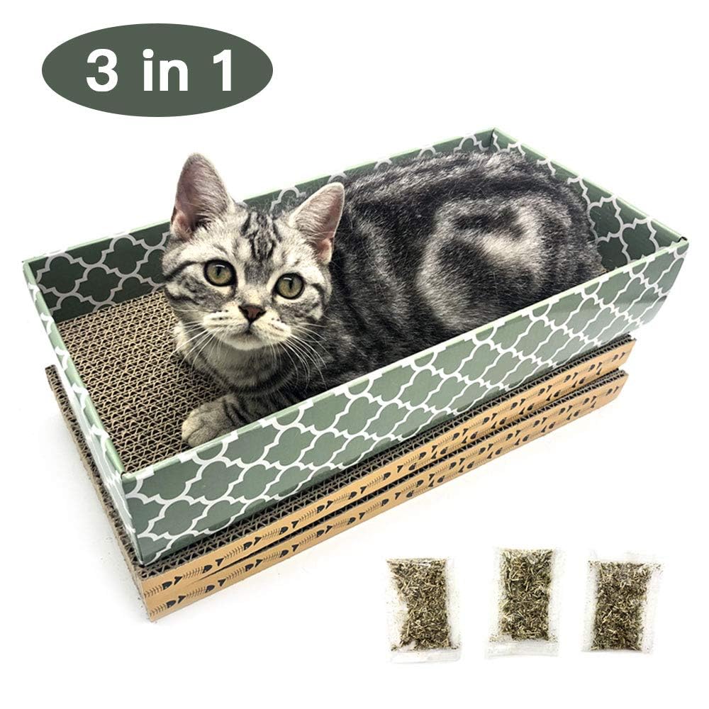 MECOOL scratcher pad setup-ready displays three-piece pack