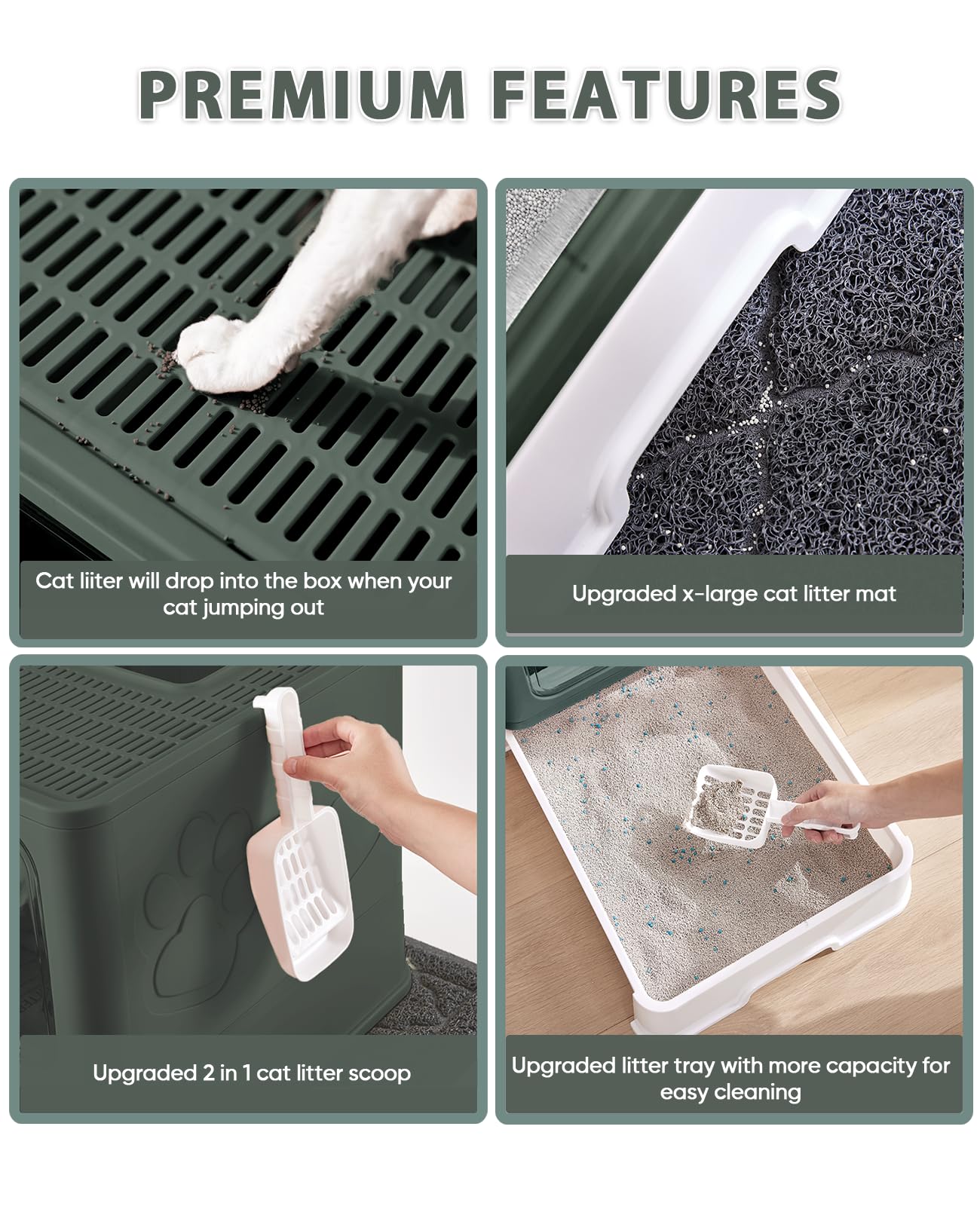Medario odor-control enclosed design keeps odors contained between cleanings
