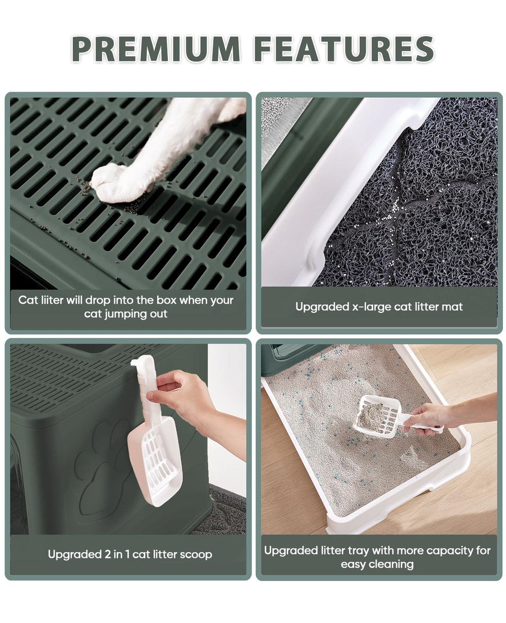 Medario odor-control enclosed design keeps odors contained between cleanings