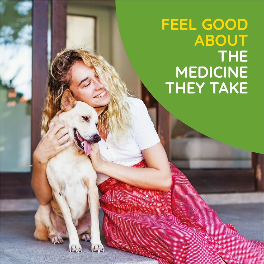 MediNatura T-Relief cat tablets usage pictured for gentle daily care.
