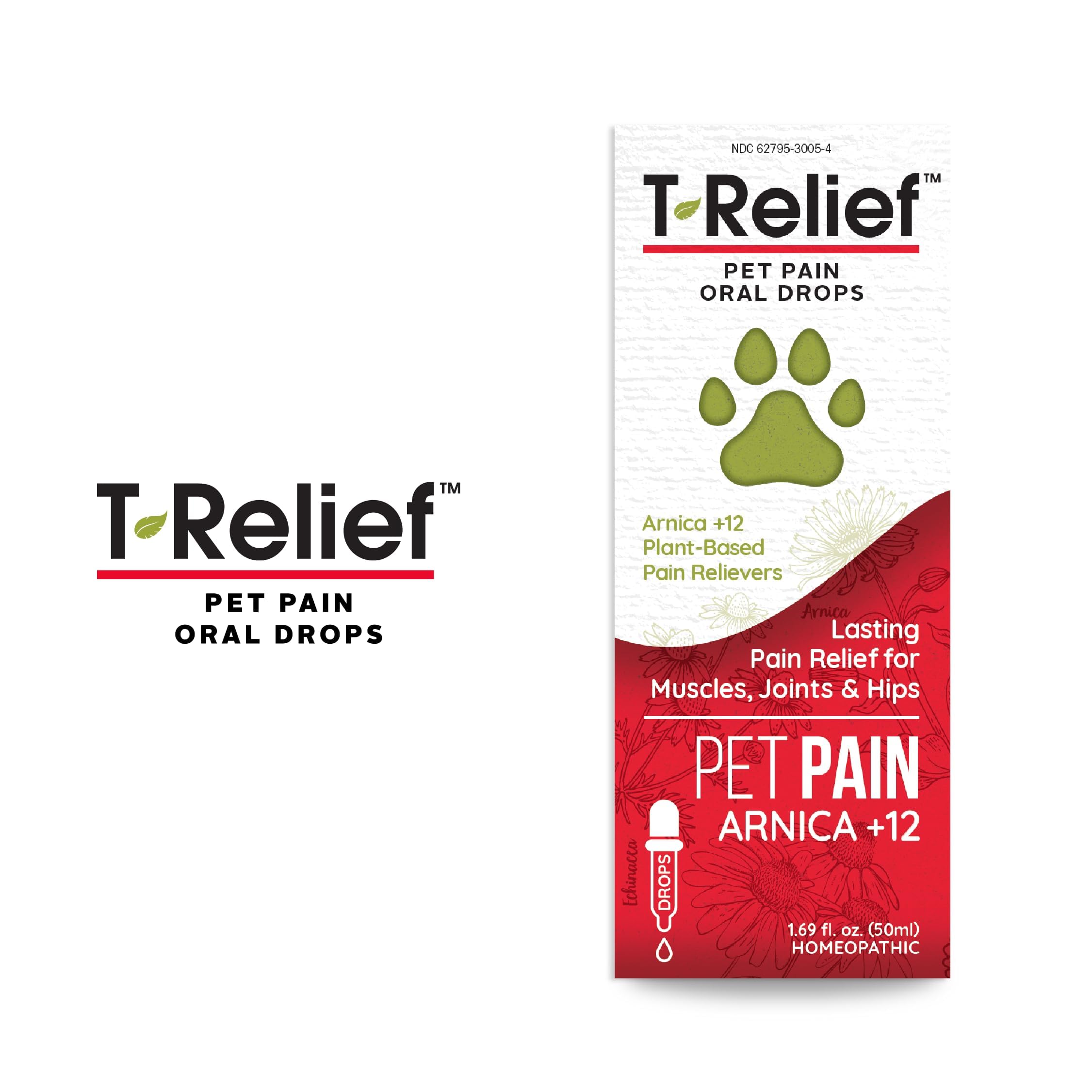 MediNatura T-Relief calendula echinacea hypericum ingredients close-up