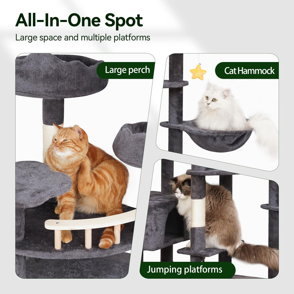 Meecal condos and hammocks provide cozy hideaways and relaxing naps.