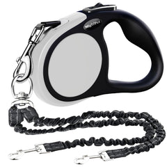 Meegood double-dog leash tandem 16ft setup for smooth two-dog walks without tangling
