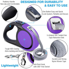 Meegood chrome-plated 360° swivel hook prevents tangles.