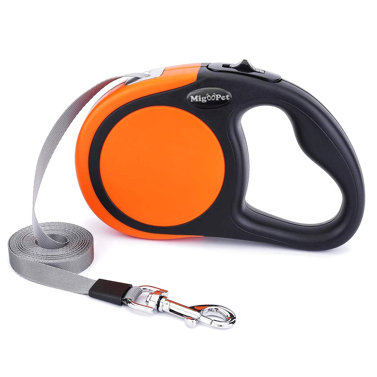 Meegood leash with upgraded lock system provides reliable one-handed control during quick stops.