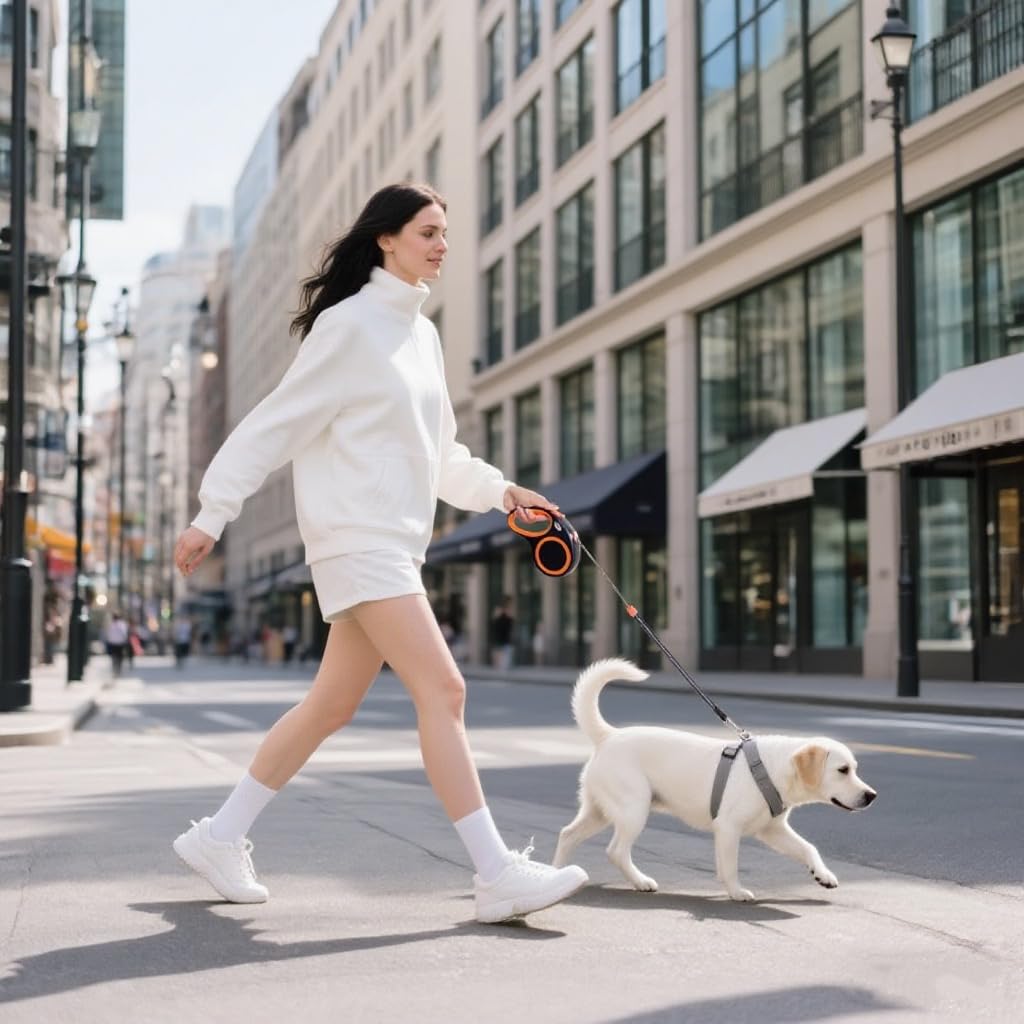 Meekamar leash with rust-proof swivel hook for reliable attachment.