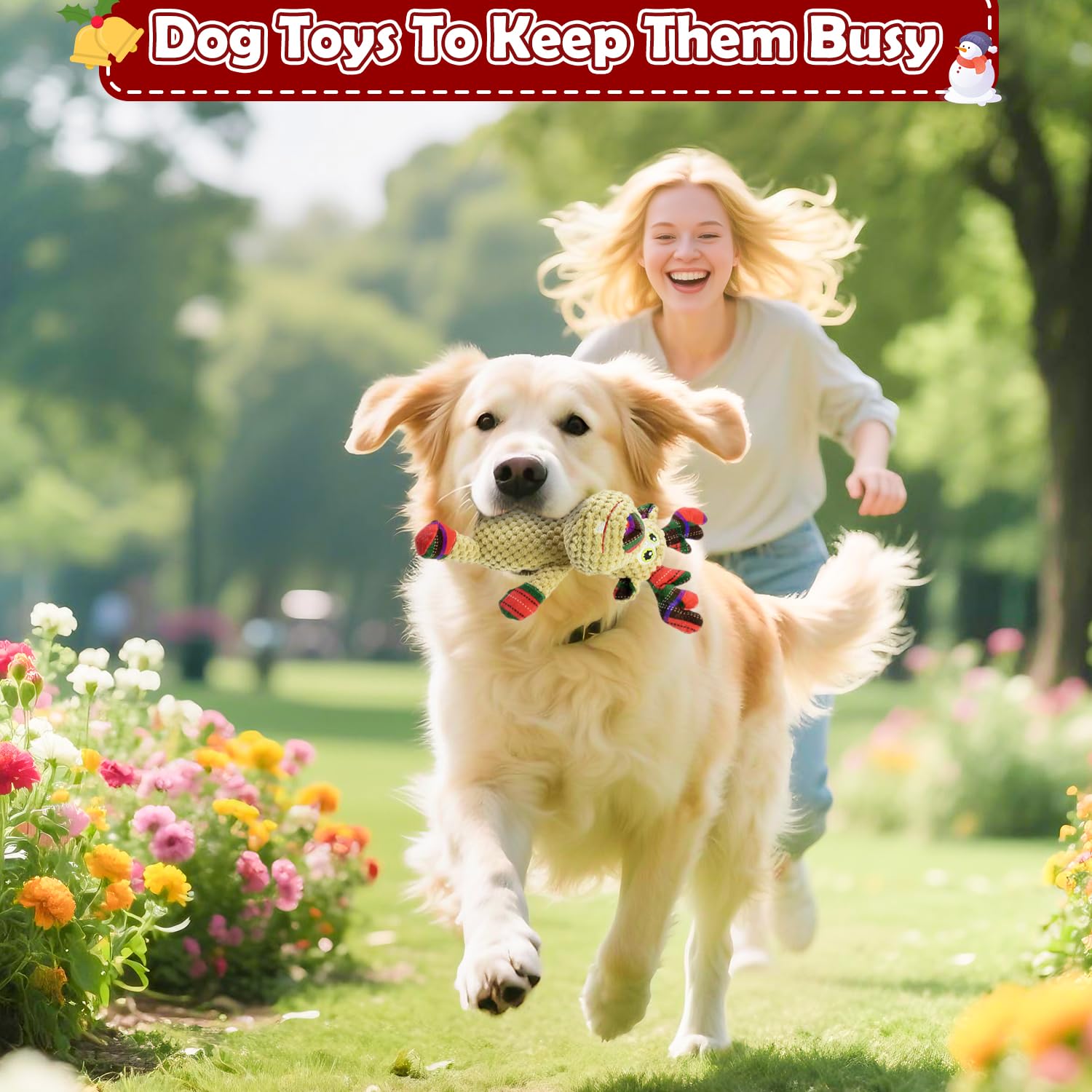 MeetYooo interactive fetch elk toy for active play and bonding