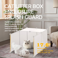 MEEXPAWS DIY splash guard with connectors enables flexible sizing