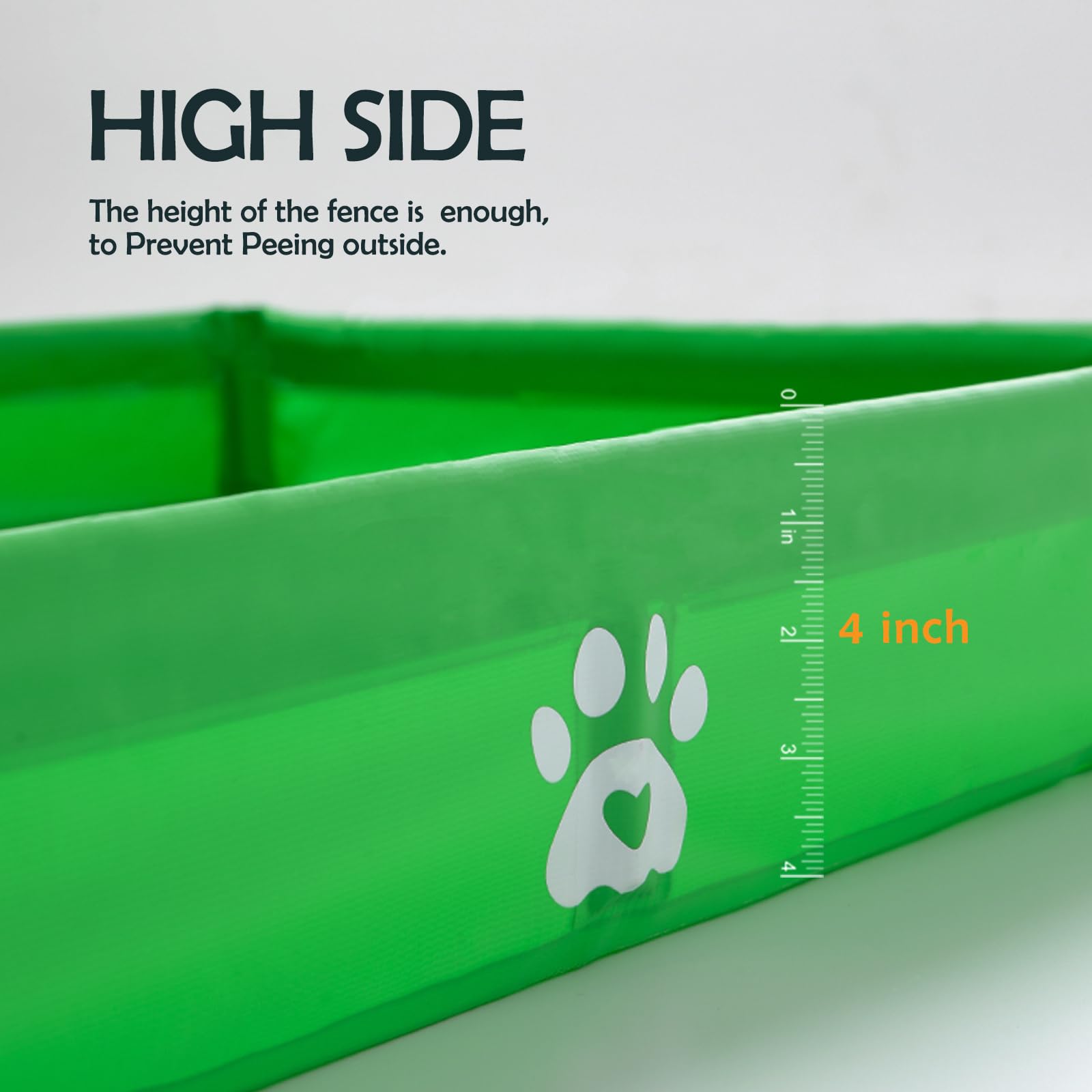 Large dog using MEEXPAWS 33x22 inch training area in living room.