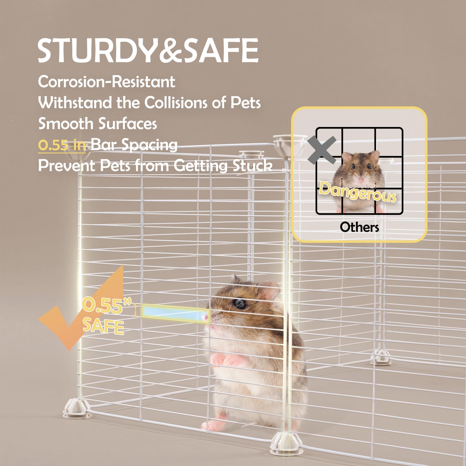 MEEXPAWS potty-training panel aids guinea pig potty breaks in dark zones.