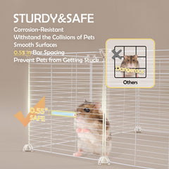 MEEXPAWS potty-training panel aids guinea pig potty breaks in dark zones.
