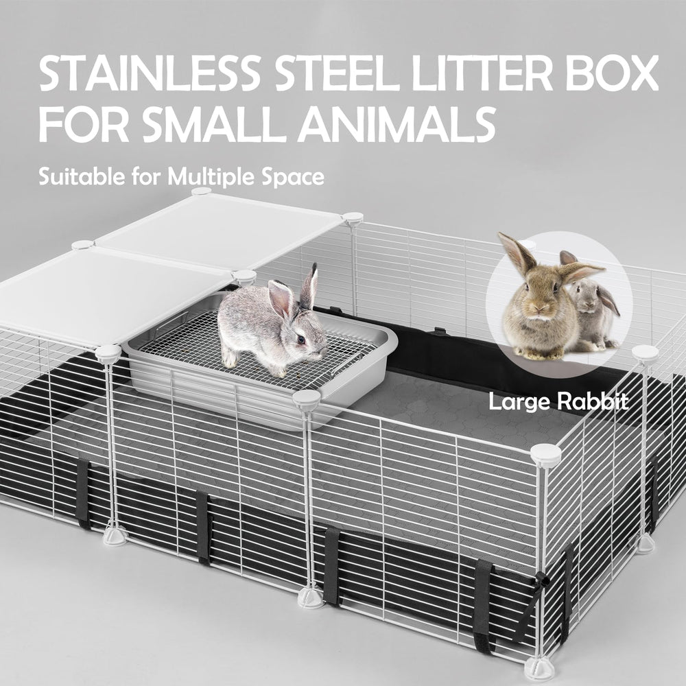 MEEXPAWS removable design for quick cleaning and deep litter pan