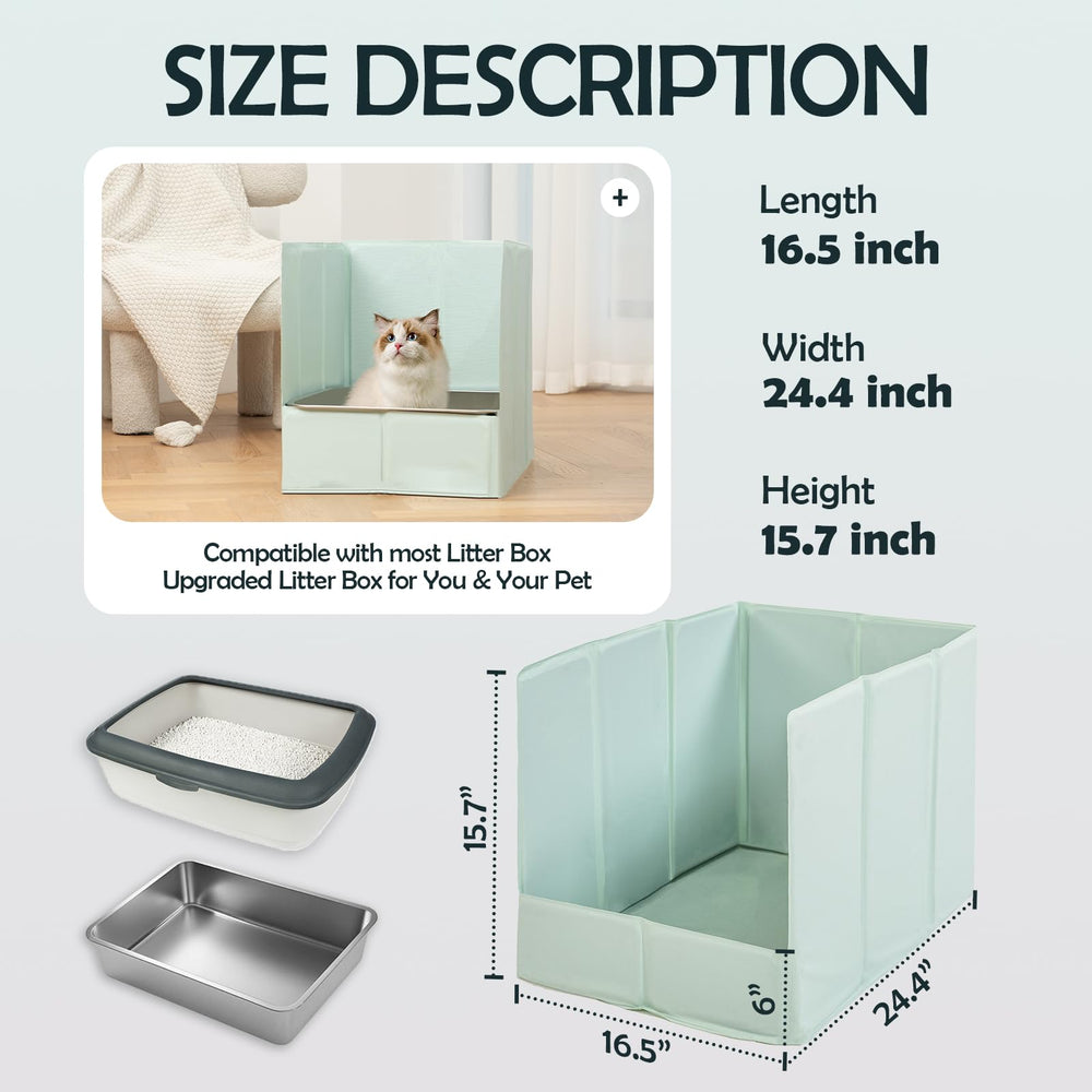 MEEXPAWS wall protector shields floors and walls from litter.