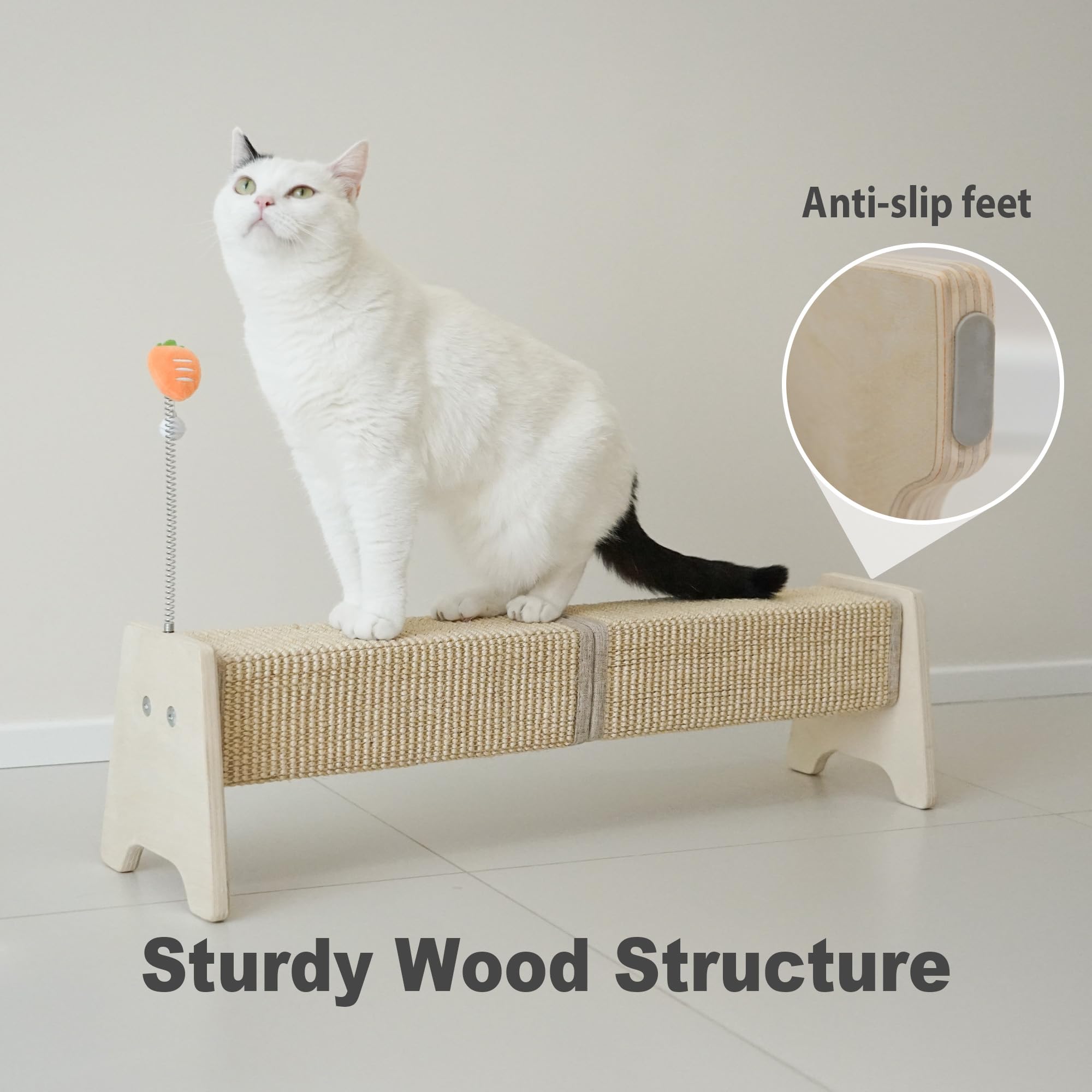 Meeyoview furniture protector demonstrates redirecting scratches away from sofas and carpets.